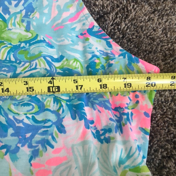 Lilly Pulitzer Blue and Pink Maxi Dress - Picture 7 of 10